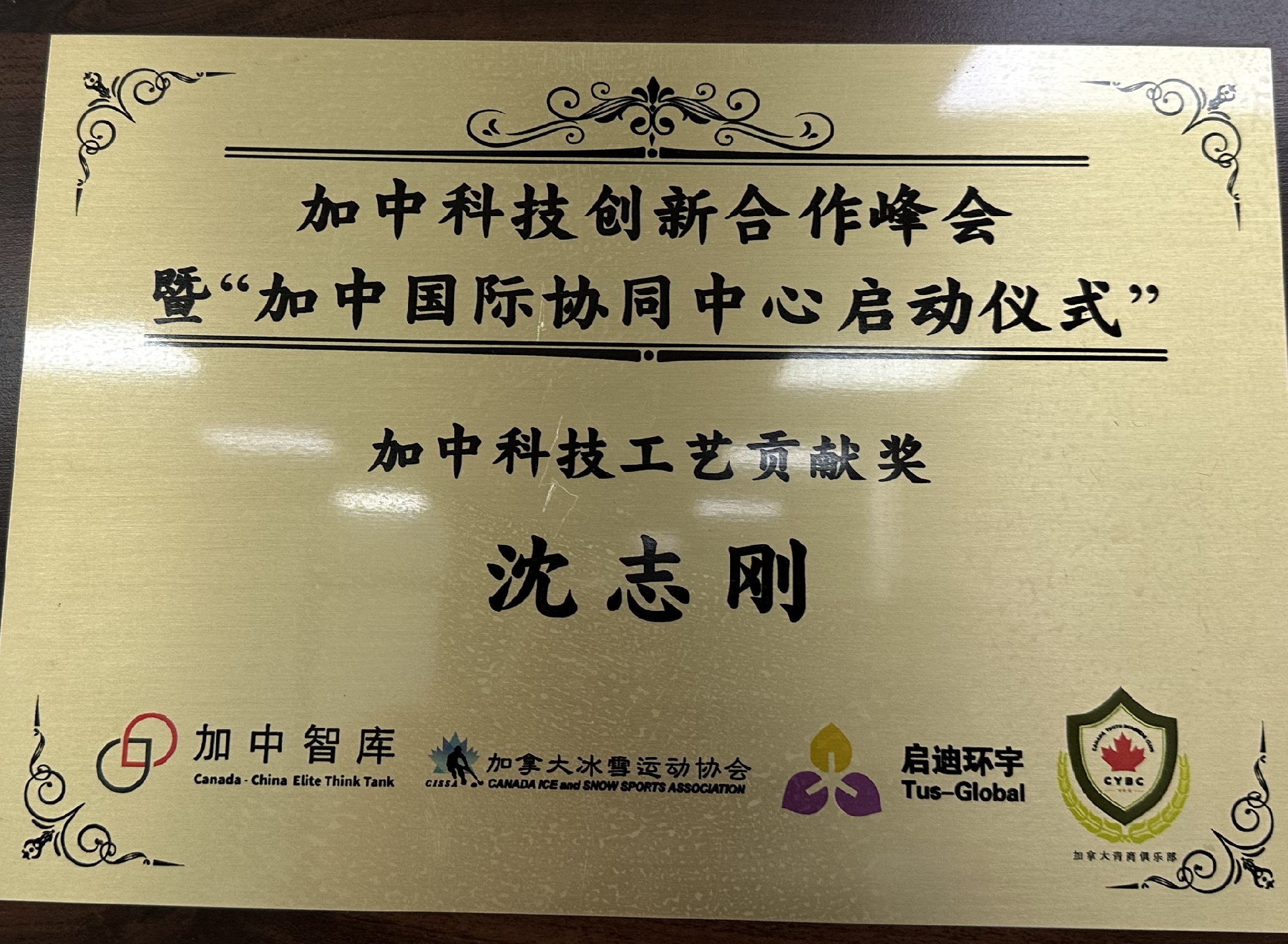 加中科(kē)技(jì)工(gōng)藝貢獻獎 加中科(kē)技(jì)工(gōng)藝貢獻獎